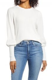 Halogen   Puff Sleeve Sweater   Nordstrom at Nordstrom